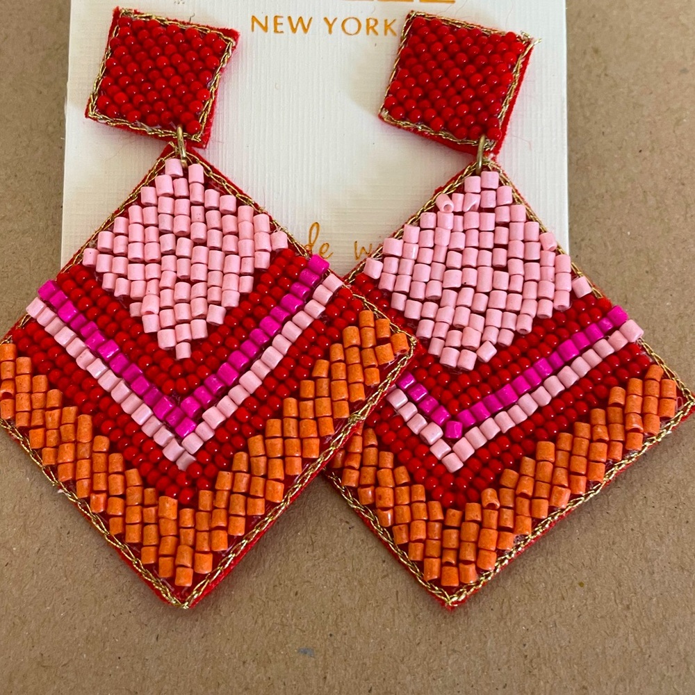 ❤️🎉Catherine Multicolor Beaded Earrings